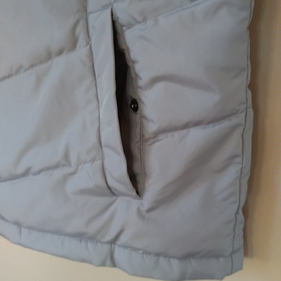 Lands' End Down Feathers Insulated Vest XL Gray Grey - Picture 5 of 14